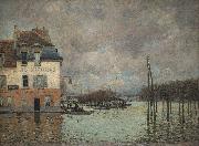 unknow artist Painting of Sisley in the Orsay Museum, Paris oil painting reproduction